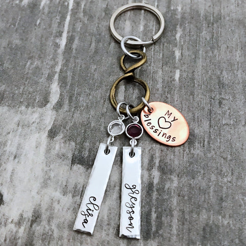 MY BLESSINGS KEYCHAIN